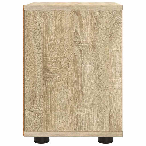 vidaXL Bedside Table Sonoma Oak 30.5 x 30 x 43 cm Engineered Wood
