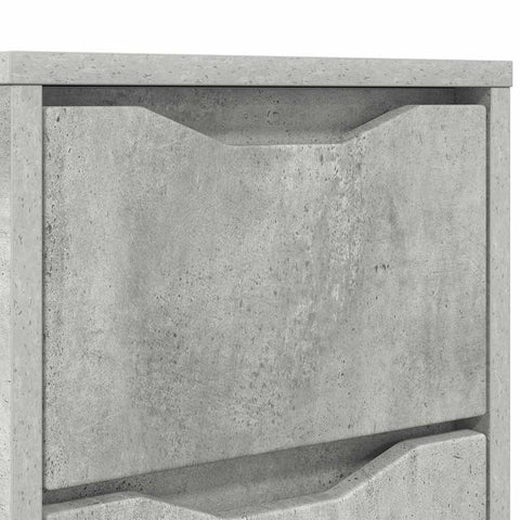 vidaXL Bedside Table Concrete Grey 30.5 x 30 x 43 cm Engineered Wood
