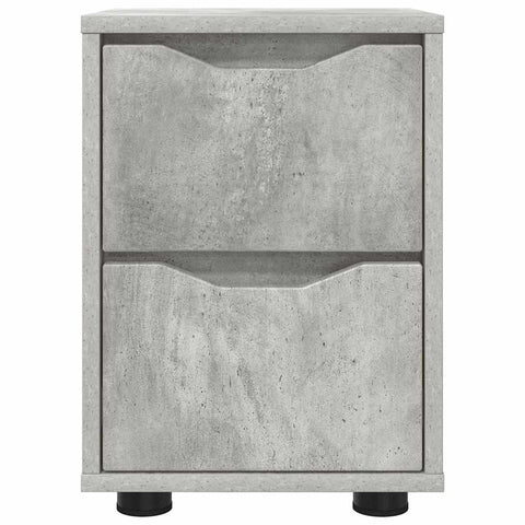 vidaXL Bedside Table Concrete Grey 30.5 x 30 x 43 cm Engineered Wood