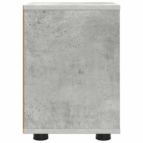 vidaXL Bedside Table Concrete Grey 30.5 x 30 x 43 cm Engineered Wood