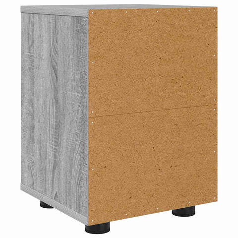 vidaXL Bedside Table Grey Sonoma 30.5 x 30 x 43 cm Engineered Wood