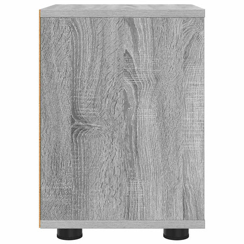 vidaXL Bedside Tables with Drawer 2 pcs Grey Sonoma 30.5 x 30 x 43 cm