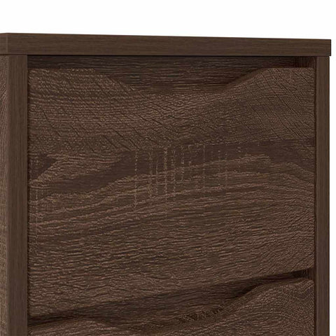 vidaXL Bedside Table Brown Oak 30.5 x 30 x 43 cm Engineered Wood