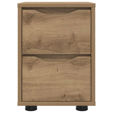 vidaXL Bedside Tables with Drawer 2 pcs Artisan Oak 30.5 x 30 x 43 cm