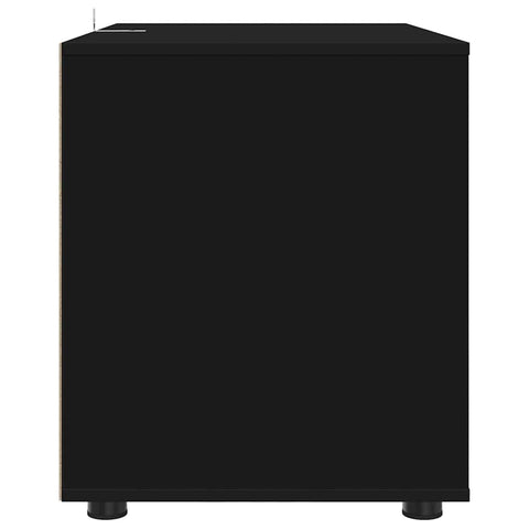 vidaXL Storage Cabinet Black 80 x 48 x 57 cm Engineered Wood