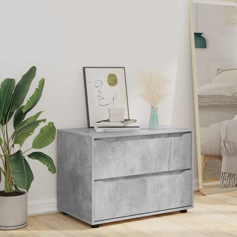 vidaXL Storage Cabinet Concrete Grey 80 x 48 x 57 cm Engineered Wood