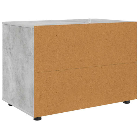 vidaXL Storage Cabinet Concrete Grey 80 x 48 x 57 cm Engineered Wood