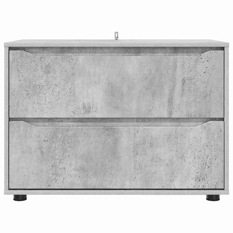 vidaXL Storage Cabinet Concrete Grey 80 x 48 x 57 cm Engineered Wood