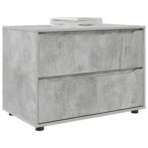 vidaXL Storage Cabinet Concrete Grey 80 x 48 x 57 cm Engineered Wood