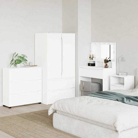 vidaXL Storage Cabinet High Gloss White 80 x 48 x 57 cm