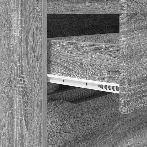 vidaXL Storage Cabinet Grey Sonoma 80 x 48 x 57 cm Engineered Wood