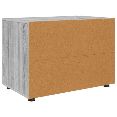 vidaXL Storage Cabinet Grey Sonoma 80 x 48 x 57 cm Engineered Wood