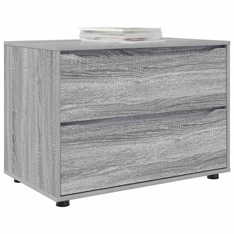 vidaXL Storage Cabinet Grey Sonoma 80 x 48 x 57 cm Engineered Wood
