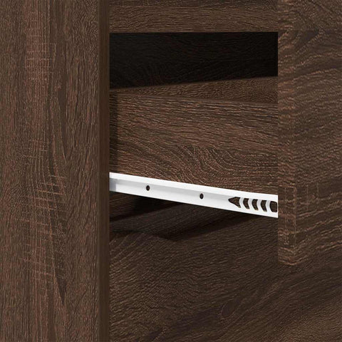 vidaXL Storage Cabinet Brown Oak 80 x 48 x 57 cm Engineered Wood