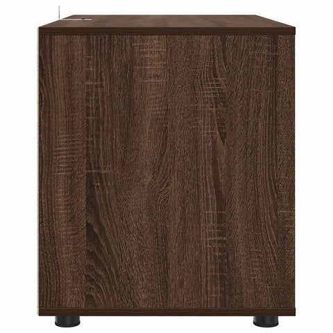 vidaXL Storage Cabinet Brown Oak 80 x 48 x 57 cm Engineered Wood