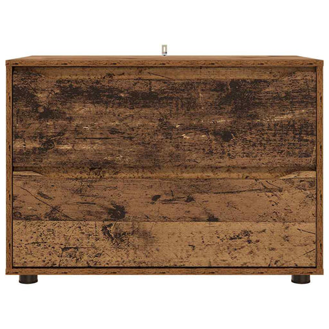 vidaXL Storage Cabinet Old Wood 80 x 48 x 57 cm Engineered Wood