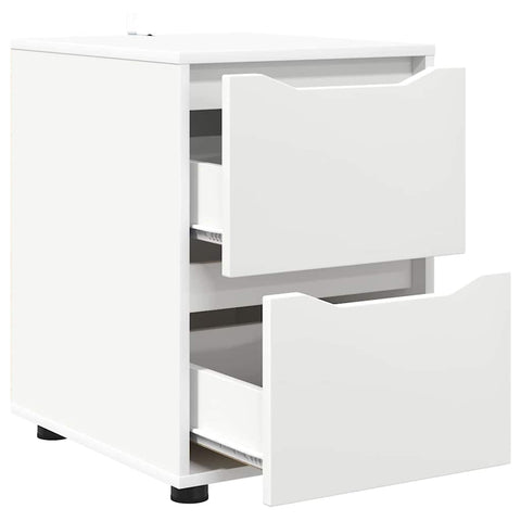 vidaXL Storage Cabinet White 40 x 48 x 57 cm Engineered Wood