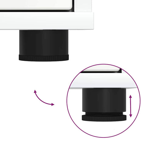 vidaXL Storage Cabinet White 40 x 48 x 57 cm Engineered Wood