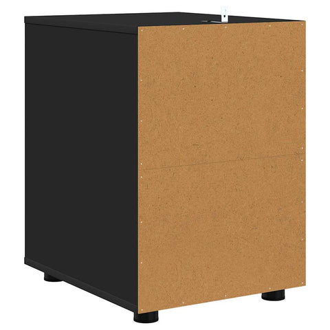 vidaXL Storage Cabinet Black 40 x 48 x 57 cm Engineered Wood