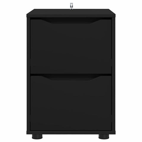 vidaXL Storage Cabinet Black 40 x 48 x 57 cm Engineered Wood