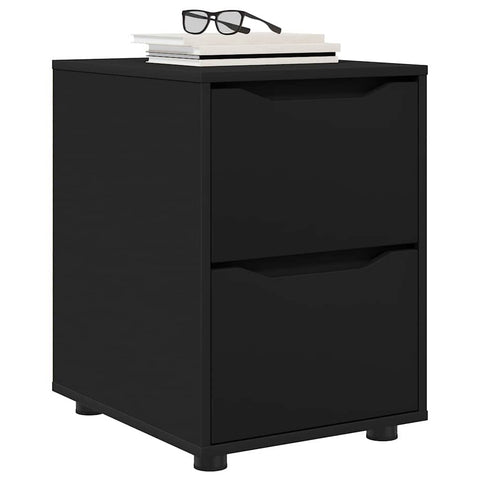 vidaXL Storage Cabinet Black 40 x 48 x 57 cm Engineered Wood
