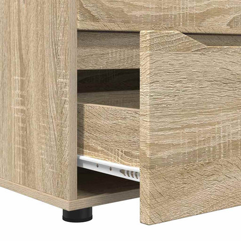 vidaXL Storage Cabinet Sonoma Oak 40 x 48 x 57 cm Engineered Wood