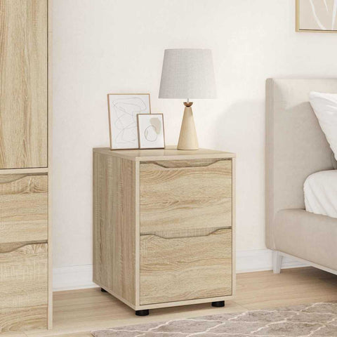 vidaXL Storage Cabinet Sonoma Oak 40 x 48 x 57 cm Engineered Wood