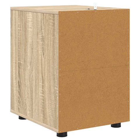 vidaXL Storage Cabinet Sonoma Oak 40 x 48 x 57 cm Engineered Wood