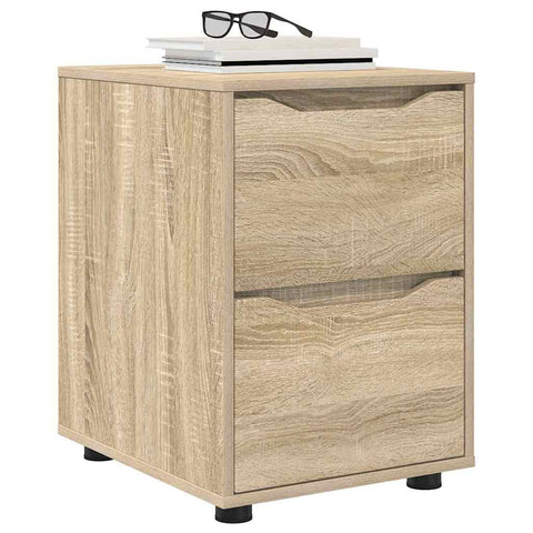 vidaXL Storage Cabinet Sonoma Oak 40 x 48 x 57 cm Engineered Wood