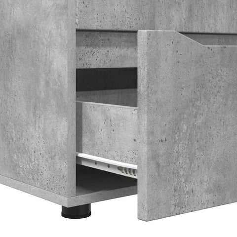 vidaXL Storage Cabinet Concrete Grey 40 x 48 x 57 cm Engineered Wood