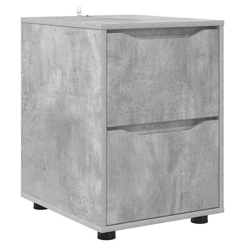vidaXL Storage Cabinet Concrete Grey 40 x 48 x 57 cm Engineered Wood