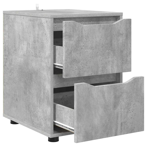 vidaXL Storage Cabinet Concrete Grey 40 x 48 x 57 cm Engineered Wood