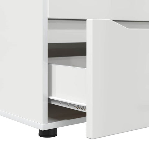 vidaXL Storage Cabinet High Gloss White 40 x 48 x 57 cm