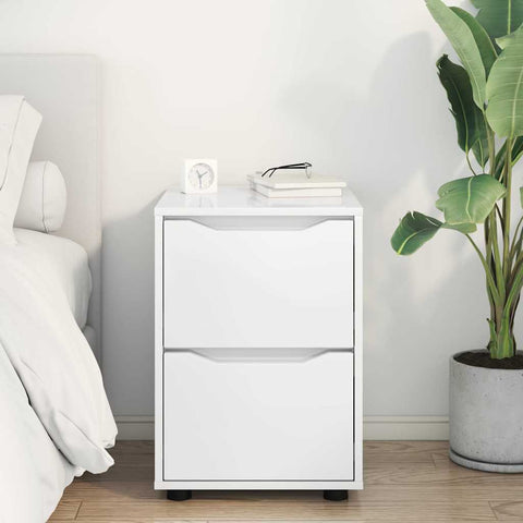 vidaXL Storage Cabinet High Gloss White 40 x 48 x 57 cm
