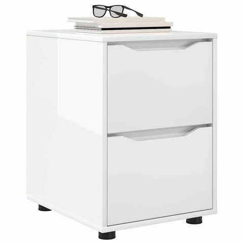 vidaXL Storage Cabinet High Gloss White 40 x 48 x 57 cm