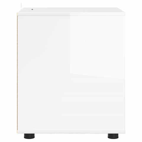 vidaXL Storage Cabinet High Gloss White 40 x 48 x 57 cm