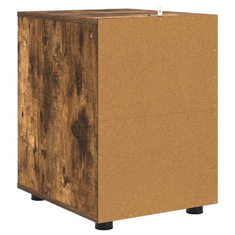 vidaXL Storage Cabinet Smoked Oak 40 x 48 x 57 cm Engineered Wood