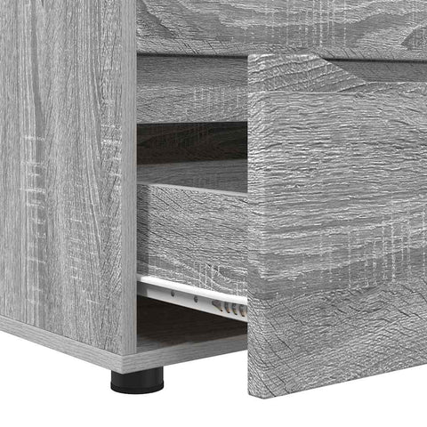 vidaXL Storage Cabinet Grey Sonoma 40 x 48 x 57 cm Engineered Wood