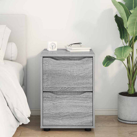 vidaXL Storage Cabinet Grey Sonoma 40 x 48 x 57 cm Engineered Wood