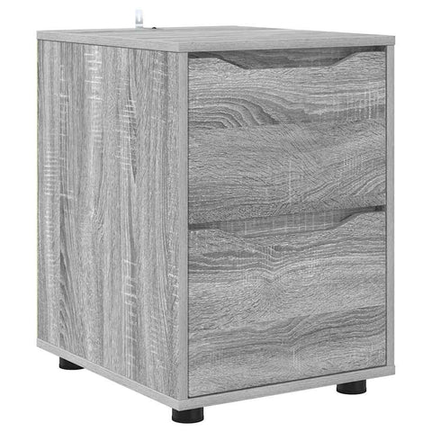 vidaXL Storage Cabinet Grey Sonoma 40 x 48 x 57 cm Engineered Wood
