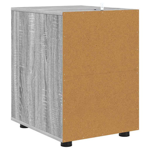 vidaXL Storage Cabinet Grey Sonoma 40 x 48 x 57 cm Engineered Wood