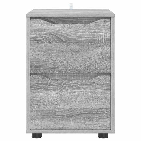 vidaXL Storage Cabinet Grey Sonoma 40 x 48 x 57 cm Engineered Wood