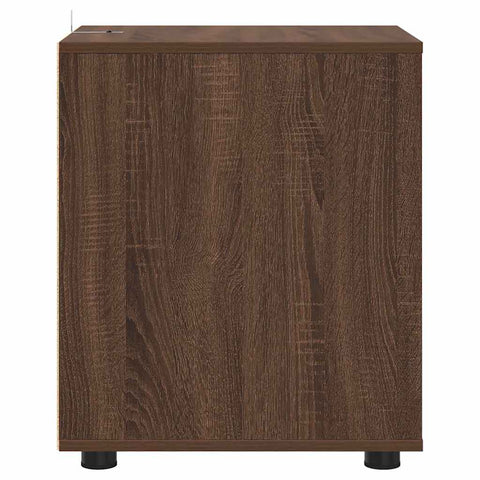 vidaXL Storage Cabinet Brown Oak 40 x 48 x 57 cm Engineered Wood