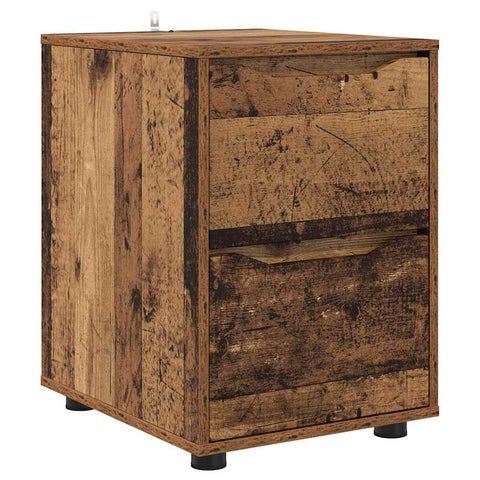vidaXL Storage Cabinet Old Wood 40 x 48 x 57 cm Engineered Wood