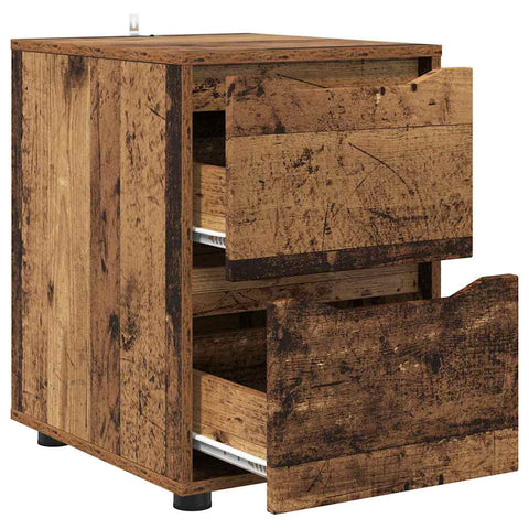 vidaXL Storage Cabinet Old Wood 40 x 48 x 57 cm Engineered Wood