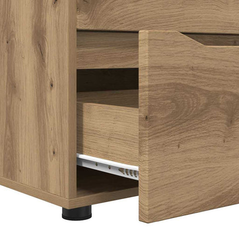 vidaXL Storage Cabinet Artisan Oak 40 x 48 x 57 cm Engineered Wood