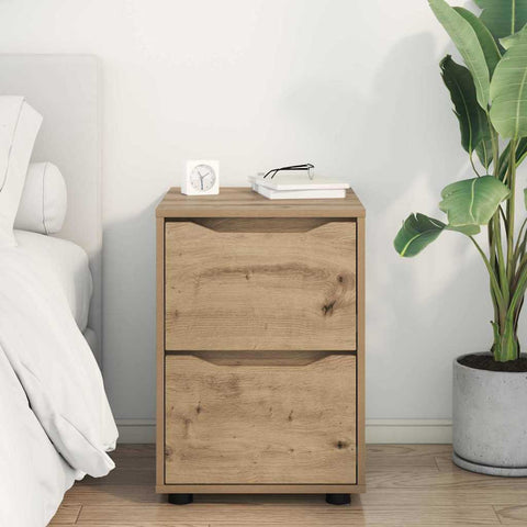 vidaXL Storage Cabinet Artisan Oak 40 x 48 x 57 cm Engineered Wood