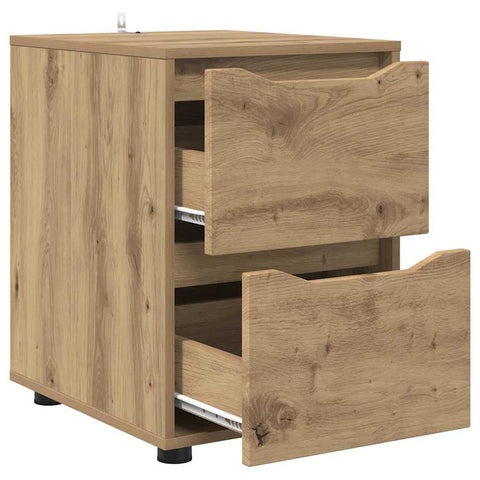 vidaXL Storage Cabinet Artisan Oak 40 x 48 x 57 cm Engineered Wood