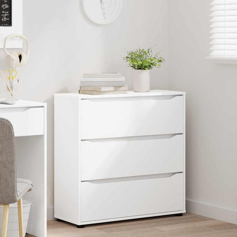 vidaXL Storage Cabinet White 80 x 31 x 81 cm Engineered Wood