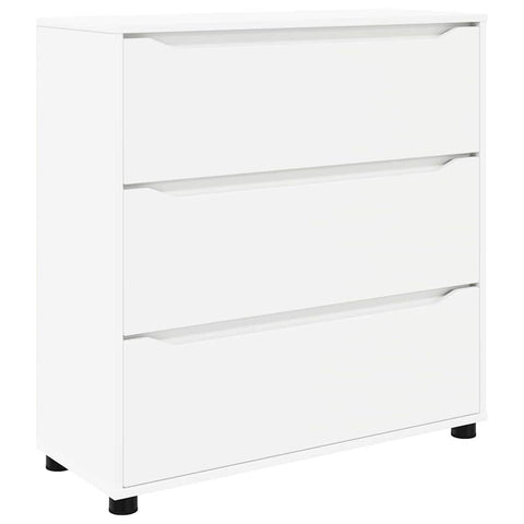 vidaXL Storage Cabinet White 80 x 31 x 81 cm Engineered Wood